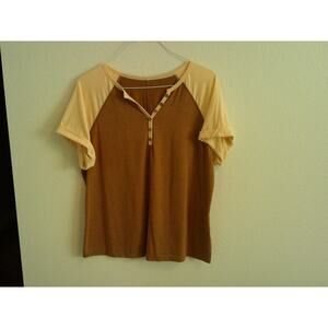 LADIES BROWN XL SHIRT